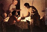Hendrick Terbrugghen The Supper painting